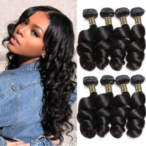 QTHAIR 12A Grade Premium Loose Wave Brazilian Remy Human